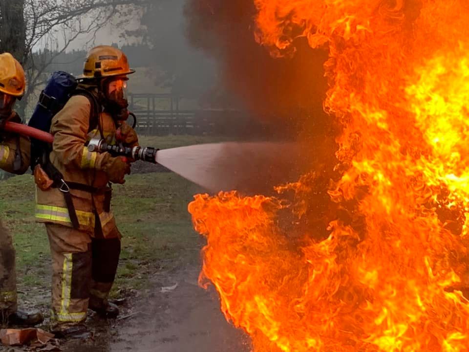 Live hot fire training at SFF ERT course